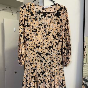 & other stories yellow floral dress